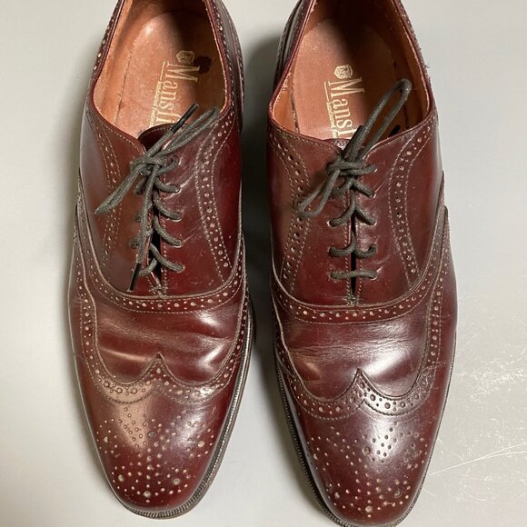Vintage Mansfield Hand Crafted Leather Oxford Shoes main image 7